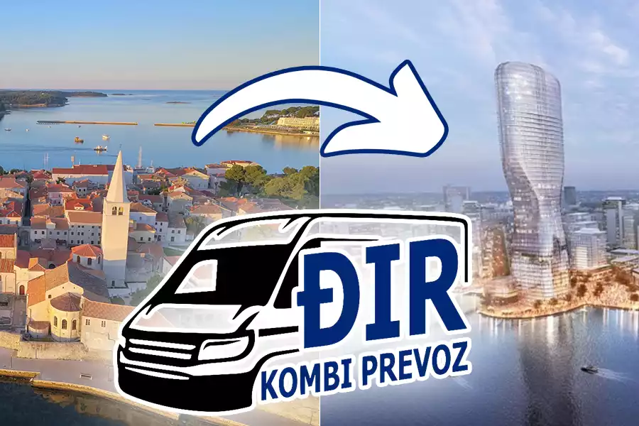 Kombi prevoz Poreč Beograd