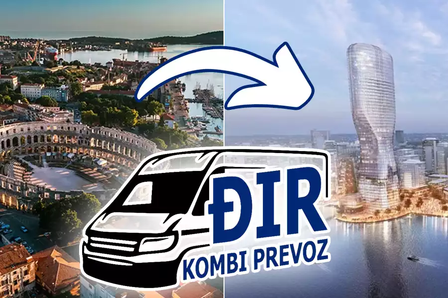 Kombi prevoz Pula Beograd